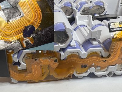 Oprava páskového kabelu v bateriovém modulu eKola (BMW)