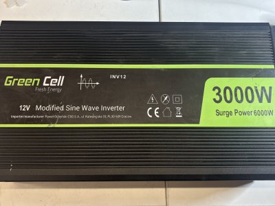 GREEN CELL - Oprava OEM Invertoru GREEN CELL 12VDC-230VAC 3000W
