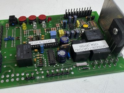 Tousek - Oprava řídicí elektroniky Tousek TT60 k výklopné bráně.