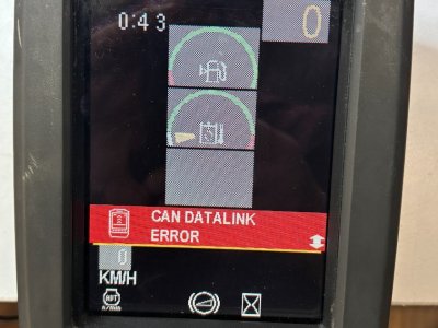 Caterpillar - Oprava displeje pro bagr CAT OPUS421CV